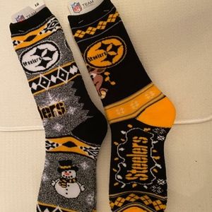 Pittsburgh Steelers holiday socks